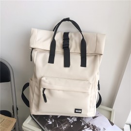 Men's & Women's Heavy-Duty Large Capacity Backpack - Large School College Travel Bag with Padded Adjustable Straps, Heavy-Duty Nylon Bookbag for Books, Laptop,,, Durable Black/Grey Backpack for & s