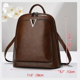 Women'S Minimalist Backpack - Laptop Bag with Adjustable Shoulder Straps, Zipper Closure, Spacious Interior Compartment - Durable Polyester Backpack for Work, Travel, School, Everyday Use - Elegant Women'S Backpack in Black, Backpack for Travel, Work Bag, Sleek Design, Sturdy Construction, Office Women, Elegant Backpack For Women, Backpack For Women, Laptop Backpack For Women, Women'S Backpack, School Bag For, Bag For Women