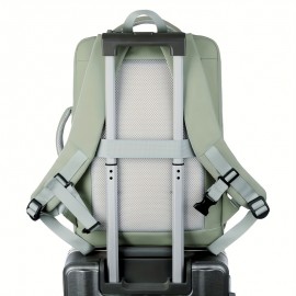 Women's Professional Laptop Backpack for 16-Inch Devices - Lightweight Synthetic Leather-like Backpack with Adjustable Shoulder Straps & Top Handle, Front Zipper Closure, Minimalist design in Mint Green, Dark Gray, Purple, Blue, Black, - Ideal for Work, School, Travel, Backpack for Travel, Office Essentials, Modern Aesthetic, Highquality Material, Device Carrier, Office Workers, School Bag, Sleek Design, Smooth Finish, Business Professionals