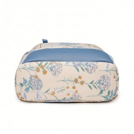 Women'S Floral Backpack | Casual Style | Anti-Theft Design | Large Capacity | Multi-Function with Adjustable Straps | Lightweight Synthetic | Zip Closure | Ideal for Work, & Travel, Backpack for