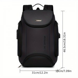 A Stylish Large-Capacity Travel Backpack with a Laptop Compartment, Multifunctional Computer Bag, Suitable for Commuting And Travel, Featuring Adjustable Straps, Ideal for Outdoor Business And Short Trips, Equipped with a Security Combination Lock, Initial Code Is 0-0-0.