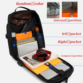 A Stylish Large-Capacity Travel Backpack with a Laptop Compartment, Multifunctional Computer Bag, Suitable for Commuting And Travel, Featuring Adjustable Straps, Ideal for Outdoor Business And Short Trips, Equipped with a Security Combination Lock, Initial Code Is 0-0-0.