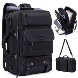 Travel Backpack, Airline Approved Carry-On Backpack for Women and Men with Shoe Compartment, 17, 3-Inch Laptop Backpack for Flying, Hiking Casual Daypack