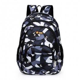 Stylish Multifunctional Travel Backpack for Men and Women, Large Capacity, Lightweight Commuter Student Bag with Tablet Compartment, Adjustable Shoulder Straps, Polyester Lining, Casual Convertible Design, Backpack for Travel