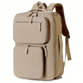 Expandable Laptop Backpack with Dry/Wet Separation, Multi-Layer Multi-Pocket Multi-Zipper Storage Travel Student Shoulder Bag, Large Capacity Laptop Compartment Handbag Multifunctional Crossbody Bag, Suitable for Business Trips, Vacations, etc