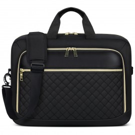 RAINSMORE Women's Tote Bag Laptop Bag 17.3 Inch Laptop Briefcase for Women Men Shoulder Messenger Bag Large Computer Bag for Business Office Work College, College Backpack, Unisex Design, Professional Briefcase, Reinforced Stitching, Spacious Laptop