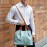 Genuine Leather Tote Bag - Versatile Shoulder & Crossbody Handbag with Adjustable Strap, Light Blue, Perfect for Daily Commute & Work, Ideal Gift for Men & Women, Versatile Carryall | Casual Style Bag | Durable Leather, Large Tote Bag