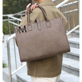 Customizable Men's Crossbody Bag - Adjustable Shoulder Strap, Scratch-Resistant Durable Material, Large Capacity Sleek Minimalist Design for Business & Casual Use (Black/Brown), Versatile Travel Purse | Highquality Stitching