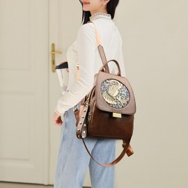 [Unisex Large Tote Bag] Retro Soft Synthetic Unisex Large Tote Bag - Lightweight & Spacious for Travel, Commuting, Gym, Shopping with Adjustable Strap and Zipper Closure