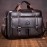 Men's Genuine Leather Business Briefcase - 15