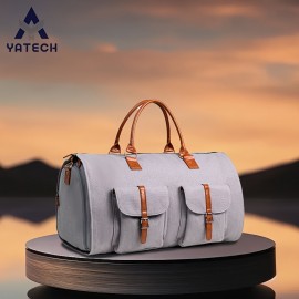 2-in-1 Carry-On Luggage & Duffle Handbag Convertible Travel Bag With Comfortable Shoulder Strap For Effortless Business Trips