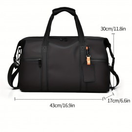 Men's large capacity business travel handbag for commuting and traveling