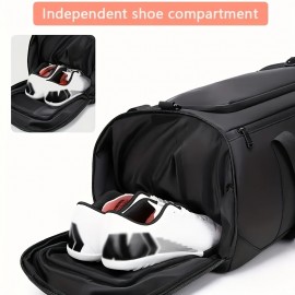 New Large Capacity Travel Tote Bag, Large Handbag, Men'S Handbag, Portable Overnight Luggage Bag, Unisex Sports Gym Bag, Sports and Outdoor Adventures - Casual Style, Hand Wash Only, Not Dry Clean, Large Capacity Duffel Bag, Duffel Bag For Men
