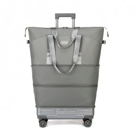 A Tote Bag with Wheels And a Handle, Suitable for Daily Outings, Short And Long Trips, Moving, And School, The Bottom of The Travel Bag Features Detachable Swivel Wheels, a Removable Handle, And Includes Dry And Wet Separation Bags, The Bottom Can Be Opened to Expand Two Layers, The Fabric Is And Scratch-Resistant, After Removing The Handle, It Can Be Used As a Suitcase, Available in Six Colors