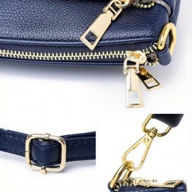 Wo 'S Handbag Handbag, New Fashion Trend, Washed Soft Business Commuter Handbag, Elegant Appearance, Exquisite Crafts Ship, Double Strap Handbag for Outdoor Travel, Phone And Coin Handbag, Large Capacity with Multiple Zipper Pockets