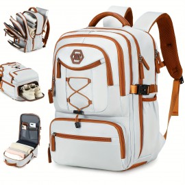 Travel Backpack, Airline Approved with Shoe Compartment Casual Backpack, 15.6-inch Laptop Backpack for Men and Women, Business Work Travel Backpack, Suitable for Flight Boarding Use