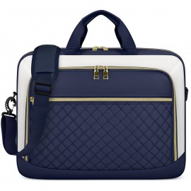 RAINSMORE Women's Tote Bag Laptop Bag 17.3 Inch Laptop Briefcase for Women Men Shoulder Messenger Bag Large Computer Bag for Business Office Work College, College Backpack, Unisex Design, Professional Briefcase, Reinforced Stitching, Spacious Laptop