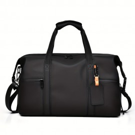 Men's large capacity business travel handbag for commuting and traveling