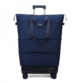 A Tote Bag with Wheels And a Handle, Suitable for Daily Outings, Short And Long Trips, Moving, And School, The Bottom of The Travel Bag Features Detachable Swivel Wheels, a Removable Handle, And Includes Dry And Wet Separation Bags, The Bottom Can Be Opened to Expand Two Layers, The Fabric Is And Scratch-Resistant, After Removing The Handle, It Can Be Used As a Suitcase, Available in Six Colors