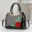[Vintage Floral Crossbody Bag] Stylish Vintage Floral Women's Evening Bag, Crossbody with Red Rose Design, Zip Closure | Available in Yellow, Blue, Green, Black