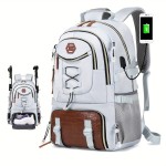 [Large Capacity Backpack] ENOSHI 40L Large Capacity Backpack with Laptop Compartment & Shoe Storage - Heavy-Duty Travel Hiking Camping Backpack, Port, Adjustable Straps, 17.3 Inch Laptop Sleeve for Outdoor,, - Compatible with 40L Capacity (Men
