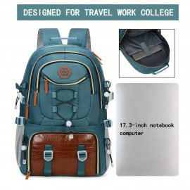 [Large Capacity Backpack] ENOSHI 40L Large Capacity Backpack with Laptop Compartment & Shoe Storage - Heavy-Duty Travel Hiking Camping Backpack, Port, Adjustable Straps, 17.3 Inch Laptop Sleeve for Outdoor,, - Compatible with 40L Capacity (Men