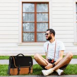 TSA-Approved Laptop Briefcase - Quilted Black & Golden Messenger Bag with Adjustable Shoulder Strap, Multiple Compartments & Secure Zippers, Durable Polyester for Business, Office,  Travel, Professional Carryall | Goldtone Hardware