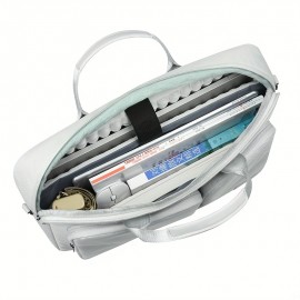 15.6/16/17/18 Inch Laptop Shoulder Bag - 360° Laptop with Adjustable Strap, Zipper Closure & Trolley Sleeve, Compatible with MacBook, HP, Dell, Lenovo, Alienware, Laptop Bags, Laptop Carrying Case, Laptop Case, Laptop Cover, Laptop Bags For Women