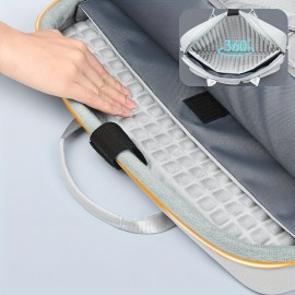 15.6/16/17/18 Inch Laptop Shoulder Bag - 360° Laptop with Adjustable Strap, Zipper Closure & Trolley Sleeve, Compatible with MacBook, HP, Dell, Lenovo, Alienware, Laptop Bags, Laptop Carrying Case, Laptop Case, Laptop Cover, Laptop Bags For Women