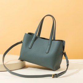 Genuine Leather Tote Bag, Genuine Leather Women'S Bag, Genuine Leather Multi-Compartment Women'S Bag, Genuine Leather Crossbody and Handbag Dual-Use Bag, Genuine Leather Large Capacity Bag, Genuine Leather Retro Women'S Bag, Genuine Leather Available in Multiple Colors, Genuine Leather Large Bag, Genuine Leather Fashionable Women'S Bag, Genuine Leather Durable Women'S Bag