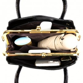 Handbag, high-quality snake Light Beige pattern Wo 's small handbag, dinner bag, shopping and leisure handbag, PU clip buckle multi-layer handbag