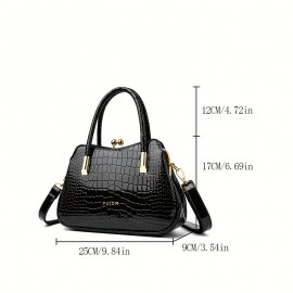 Handbag, high-quality snake Light Beige pattern Wo 's small handbag, dinner bag, shopping and leisure handbag, PU clip buckle multi-layer handbag