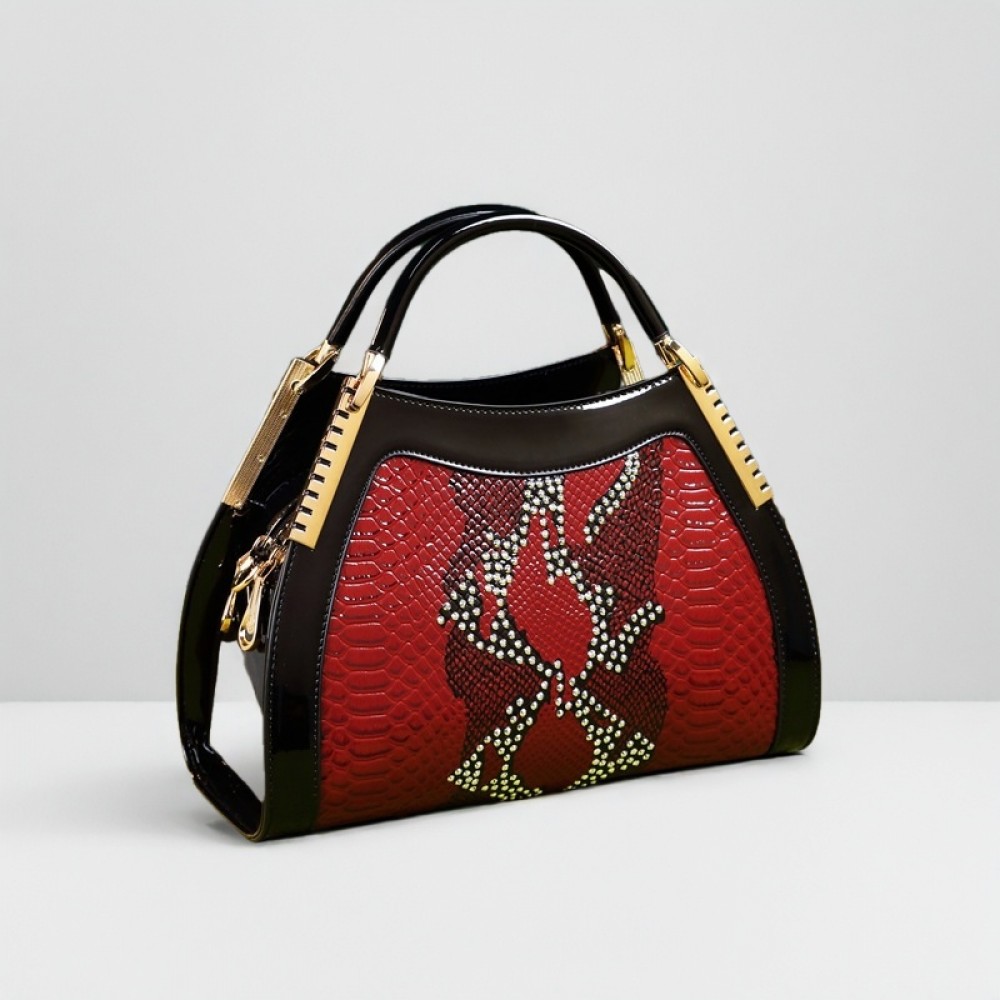 Elegant Handbag with Embossed Design, a Stylish Party Bag for Summer And Autumn 2024, Versatile Handbag for Moms, Perfect for Shoulder Carrying.