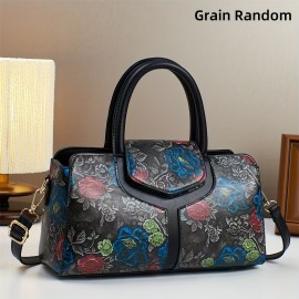 Ladies' Handbag, Fashionable Retro Floral Pattern handbag for Moms