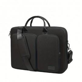 15.6/16/17/18 Inch Laptop Shoulder Bag - 360° Laptop with Adjustable Strap, Zipper Closure & Trolley Sleeve, Compatible with MacBook, HP, Dell, Lenovo, Alienware, Laptop Bags, Laptop Carrying Case, Laptop Case, Laptop Cover, Laptop Bags For Women