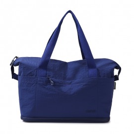 Simple Expandable Tote Bag, Suitable for Daily Commute and Short Trips, with Dry-Wet Separation Pockets, Large Capacity, Scratch-Resistant and Durable, Available in Nine Colors, Tote Bag, Travel/gym/luggage Bag For Travel